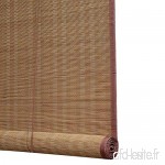 Stores vénitiens en bambou Fenêtre naturelle Rideau d'ombrage Rideau de rideau durable Facile à installer  anti-moisissure  anti-poussière Size : 105 * 160cm - B07VGY852N